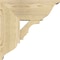 Ekena Millwork Balboa Traditional Rough Sawn Bracket w/ Offset Brace, Douglas Fir, 8"W x 18"D x 18"H BKT0806X18X18BOA01RDF - alternate 3